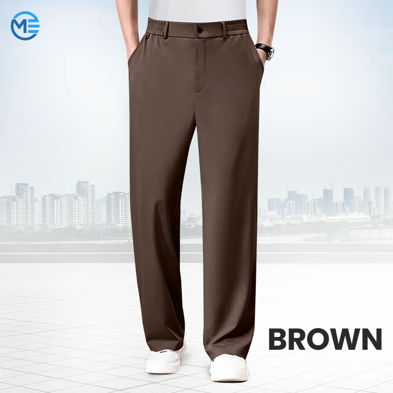 ModenEase - Ultra Comfort Ice Silk Flexible Casual Pants