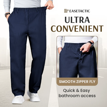 EaseTactic - Flex Fit Zipper-Pocket Durable Pants