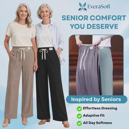 EveraSoft - LAST DAY 70% OFF - Women's Ultra Soft Perfect Drape Pull-On Pants